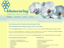 Tablet Screenshot of blumenringchemnitz.de